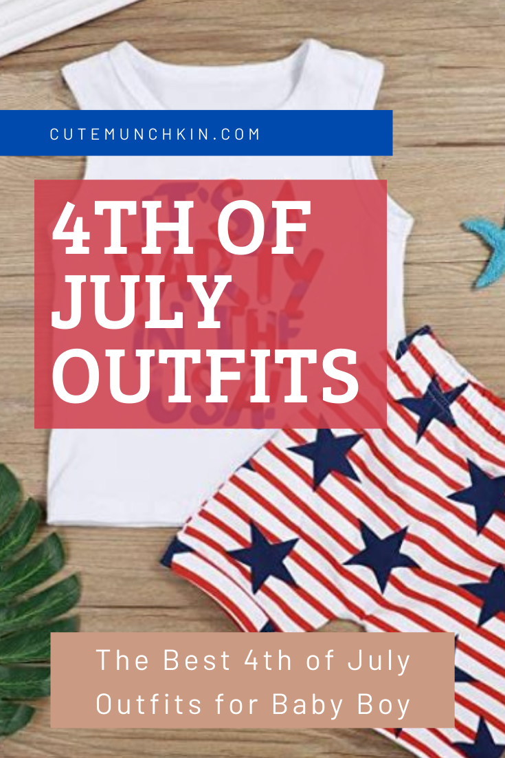 4th of July Outfits for Baby Boy by Cute Munchkin