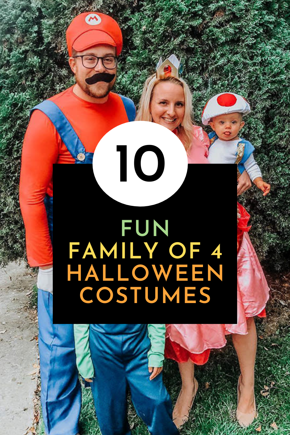 10 fun and easy family Halloween costumes for 4 by Cute Munchkin