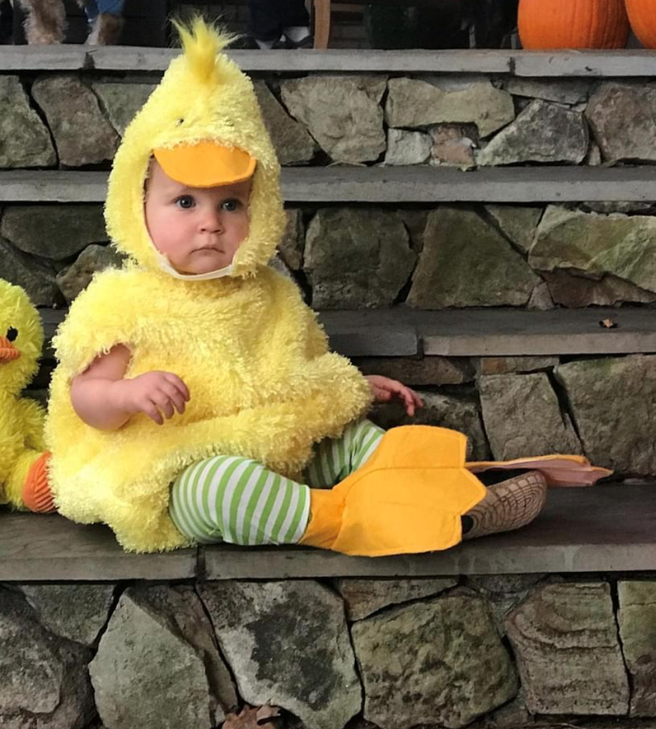 baby girl cute duck Halloween costume