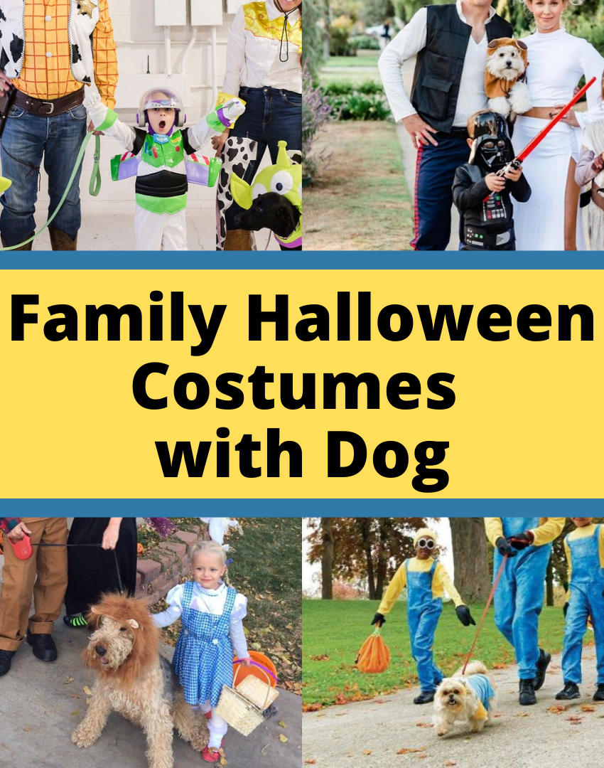 family Halloween costumes with dog by Cute Munchkin