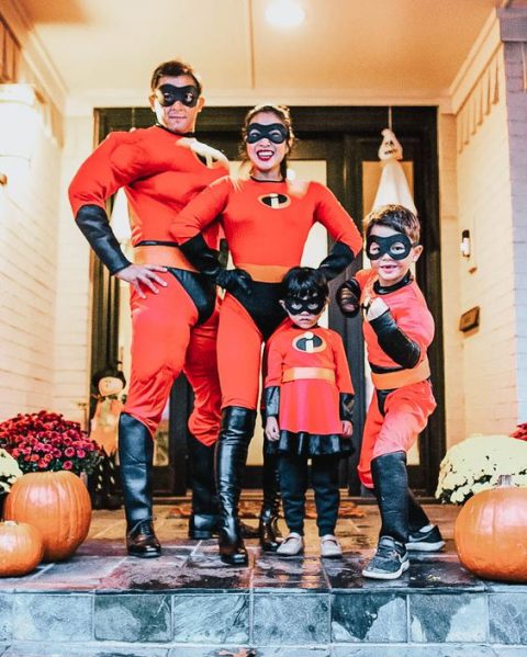 Disney The Incredibles Halloween costumes for family of 4